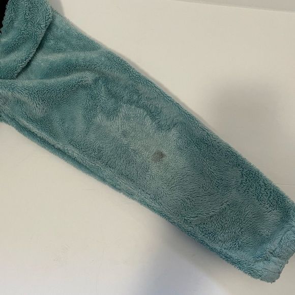 The North Face Girls Blue Hooded Fleece Jacket Size L - Picture 15 of 15